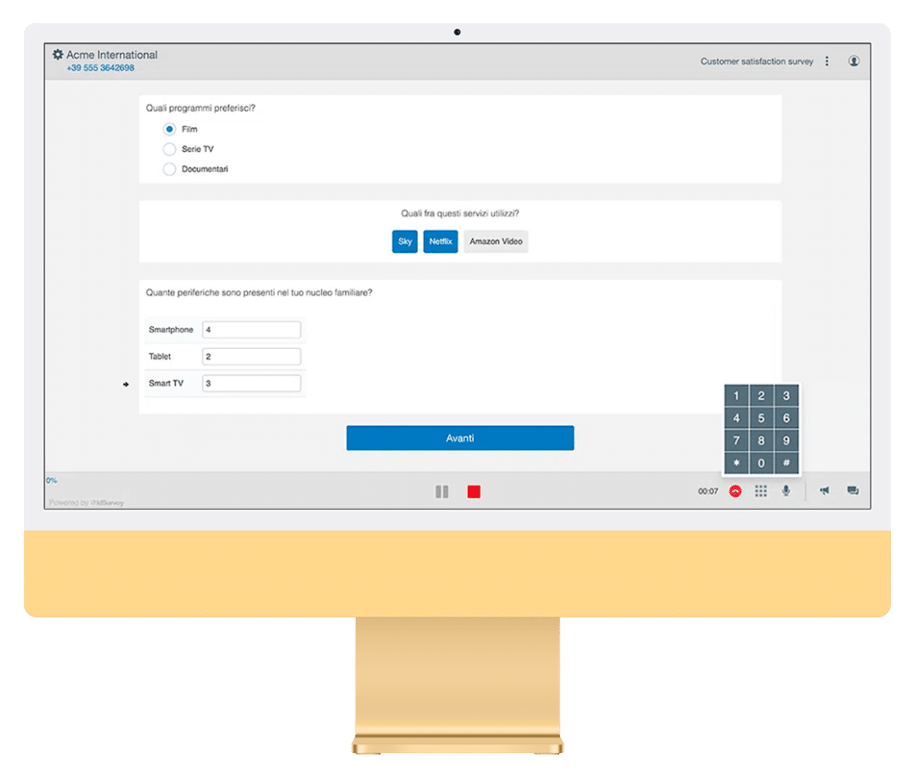 Software CATI web based